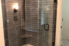 Custom Angled-Heavy-Glass-Shower