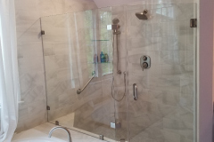 Custom Frameless Shower Door - Fairfax Station